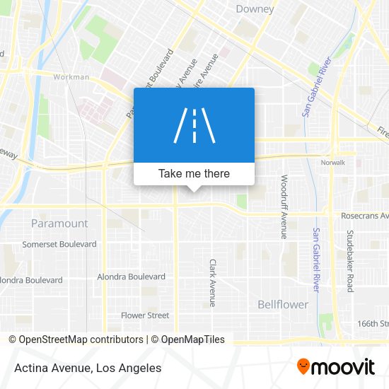 Mapa de Actina Avenue