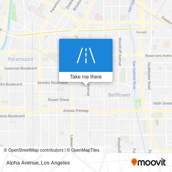 Mapa de Alpha Avenue