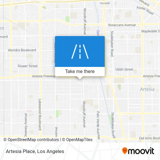 Mapa de Artesia Place