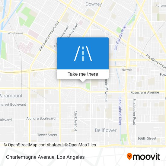 Mapa de Charlemagne Avenue