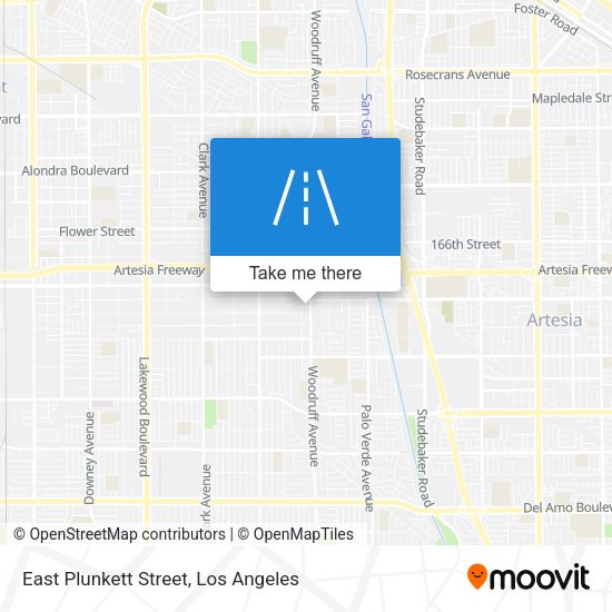 East Plunkett Street map