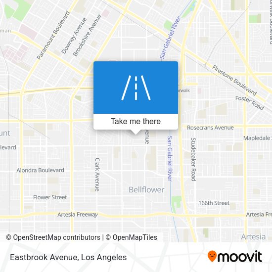 Mapa de Eastbrook Avenue