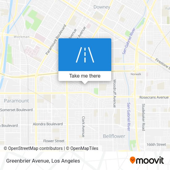 Greenbrier Avenue map