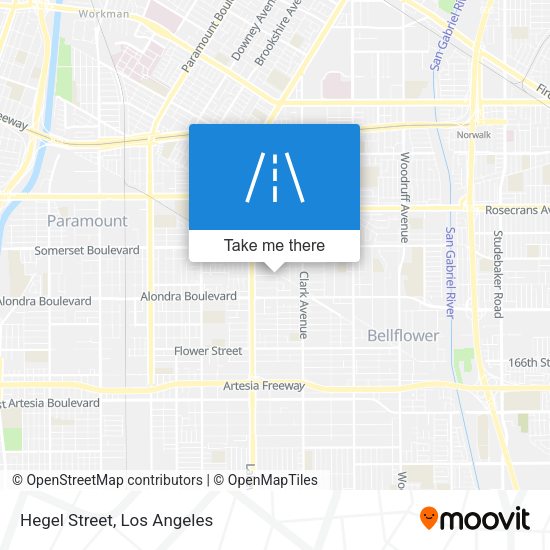 Mapa de Hegel Street