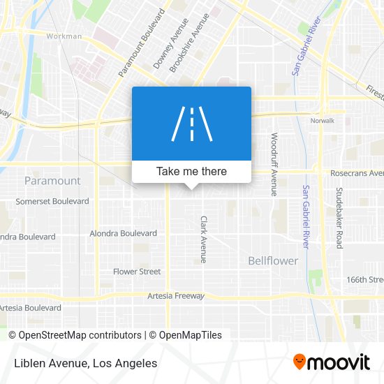 Mapa de Liblen Avenue