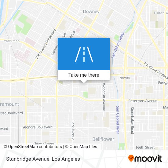 Stanbridge Avenue map