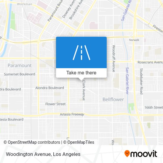 Mapa de Woodington Avenue