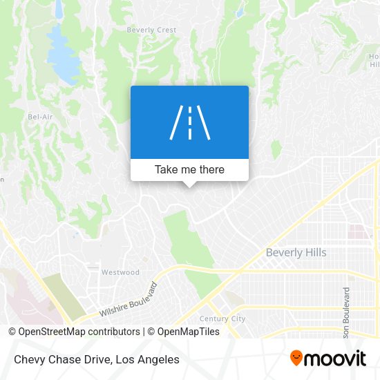 Chevy Chase Drive map