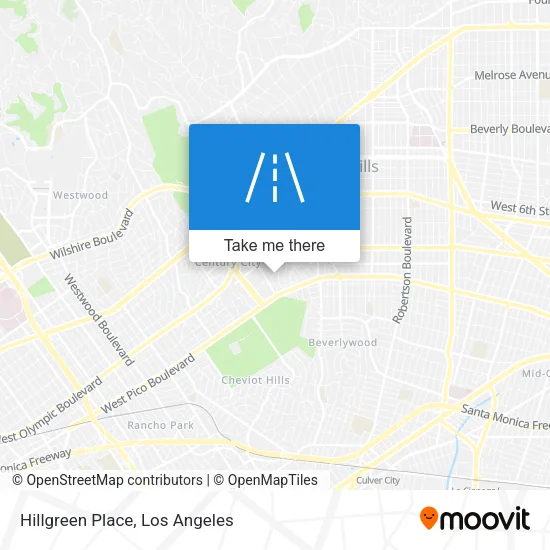 Hillgreen Place map