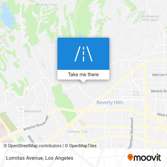 Mapa de Lomitas Avenue