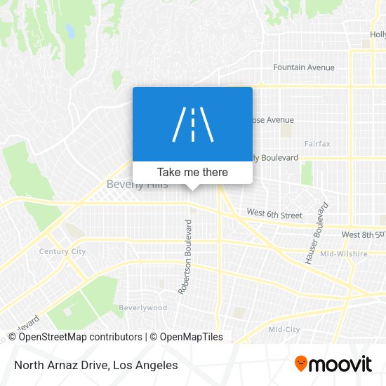 North Arnaz Drive map