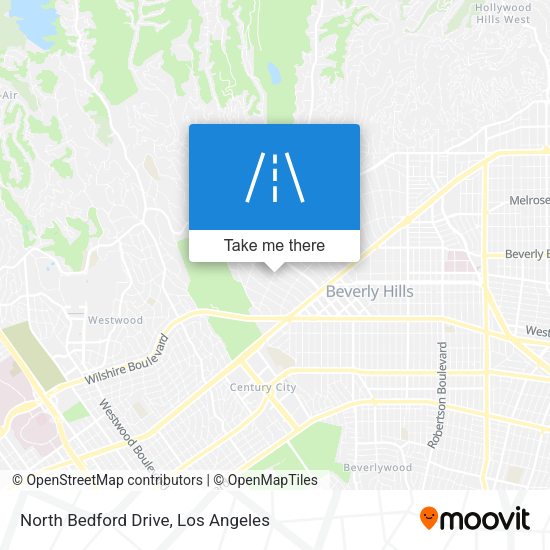 Mapa de North Bedford Drive