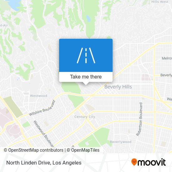 North Linden Drive map