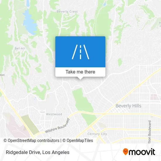 Ridgedale Drive map