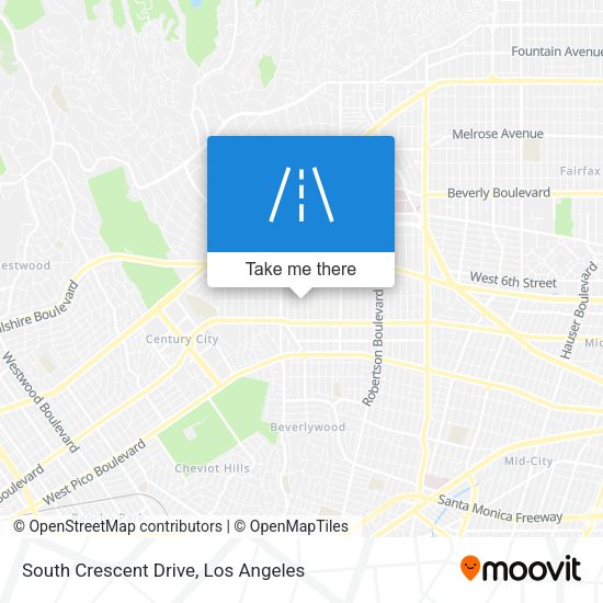 South Crescent Drive map