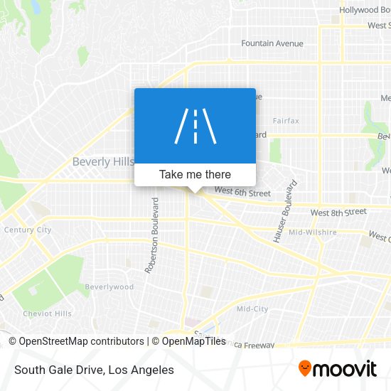 South Gale Drive map