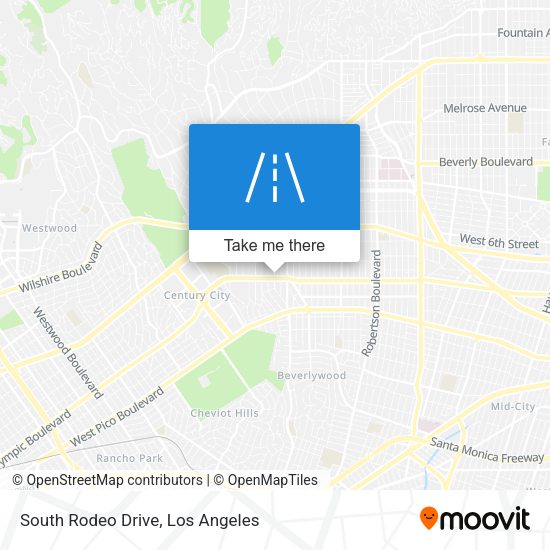 Mapa de South Rodeo Drive