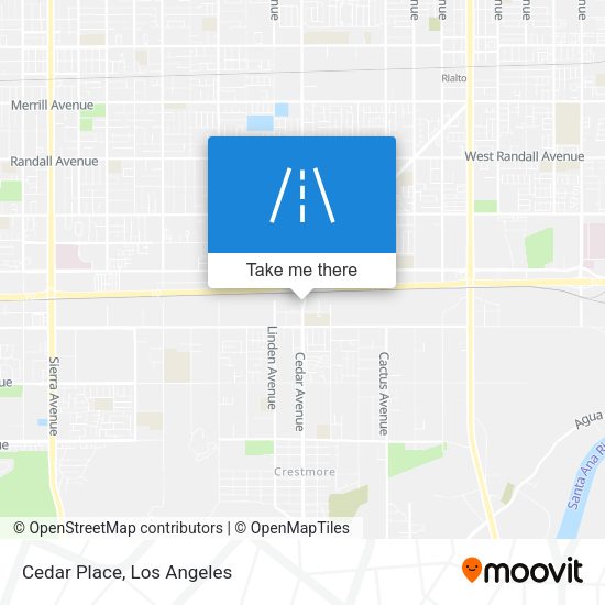 Mapa de Cedar Place