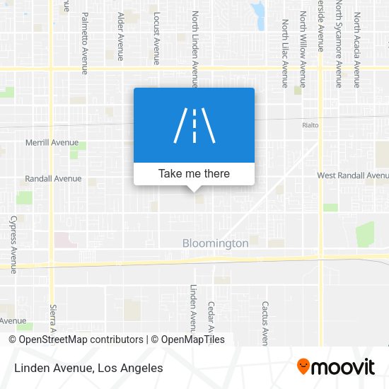 Mapa de Linden Avenue