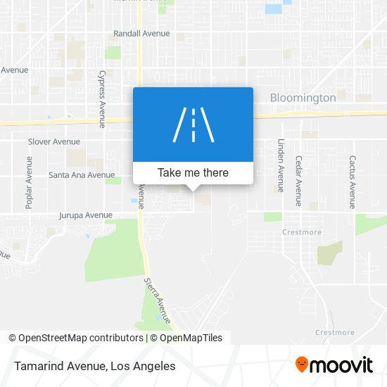 Tamarind Avenue map