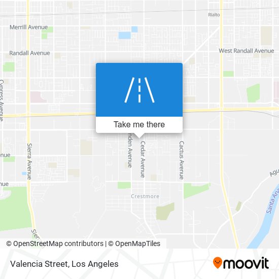 Mapa de Valencia Street