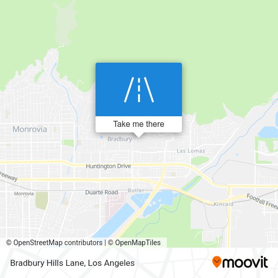 Mapa de Bradbury Hills Lane
