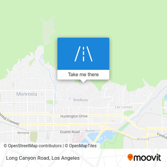 Long Canyon Road map