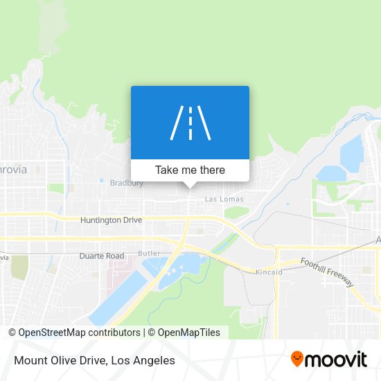 Mount Olive Drive map