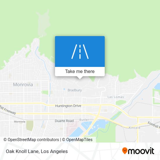 Mapa de Oak Knoll Lane