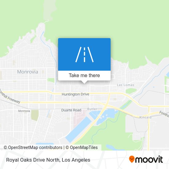 Mapa de Royal Oaks Drive North