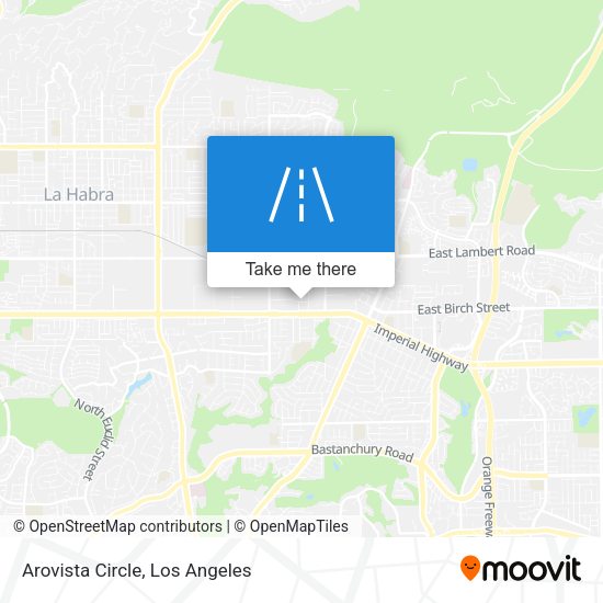 Mapa de Arovista Circle