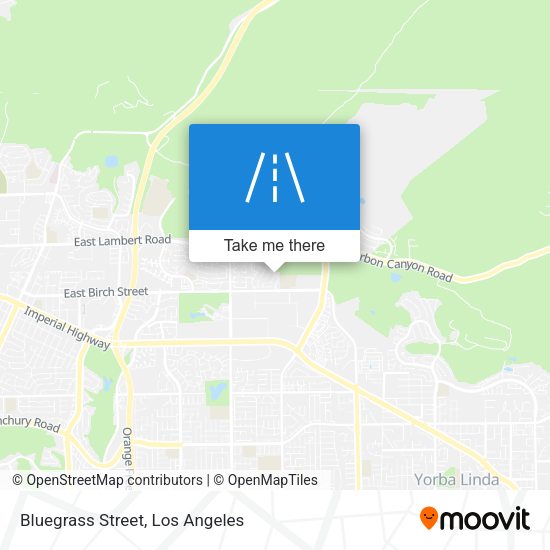 Bluegrass Street map