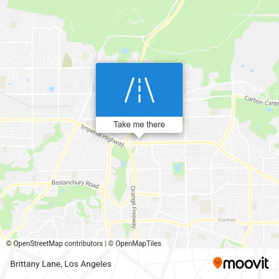 Mapa de Brittany Lane
