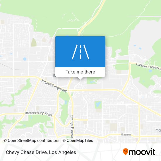 Mapa de Chevy Chase Drive