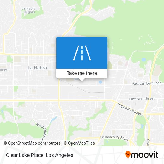 Clear Lake Place map