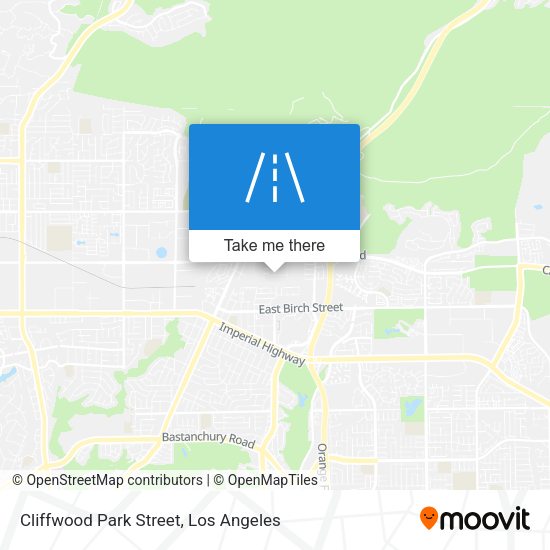 Cliffwood Park Street map