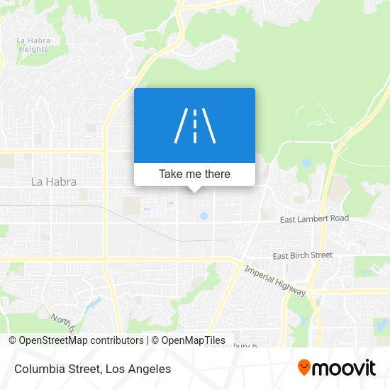 Mapa de Columbia Street