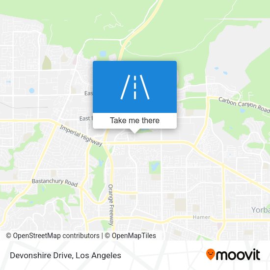 Mapa de Devonshire Drive