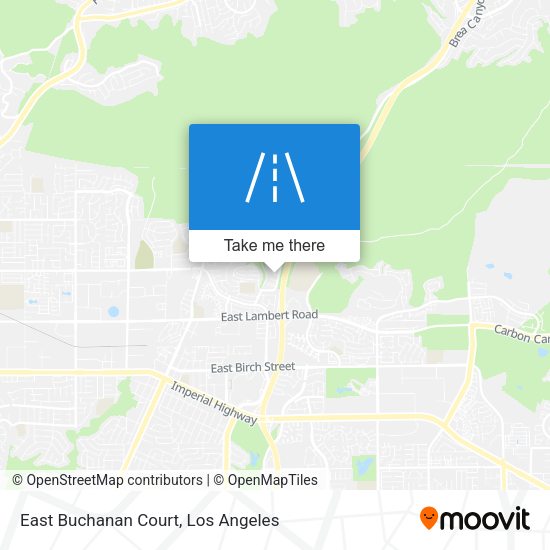 Mapa de East Buchanan Court