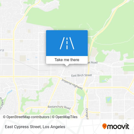 East Cypress Street map