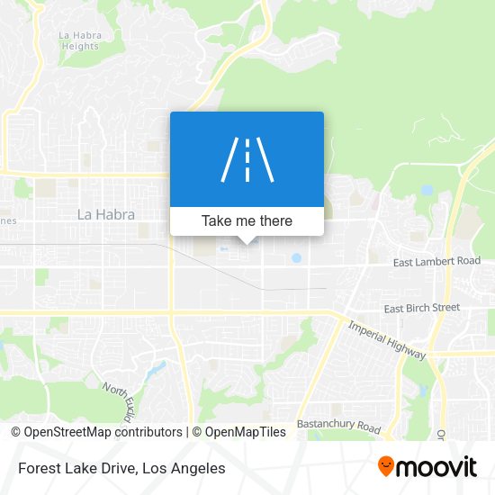 Forest Lake Drive map