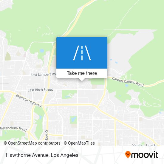 Hawthorne Avenue map
