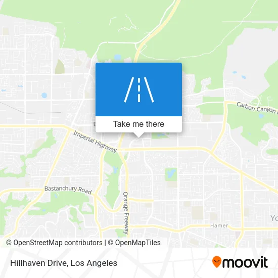 Hillhaven Drive map
