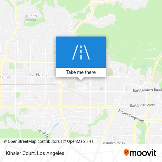 Mapa de Kinsler Court