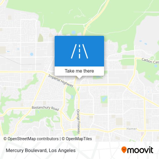 Mapa de Mercury Boulevard