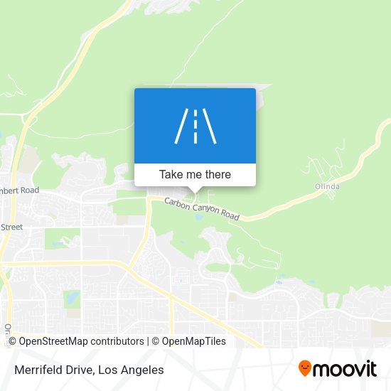 Merrifeld Drive map