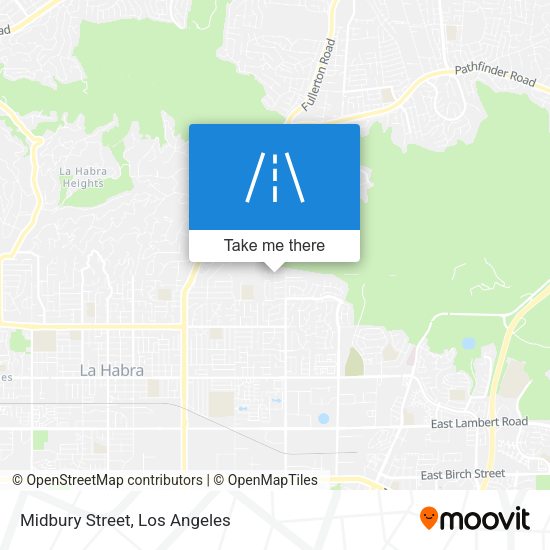 Mapa de Midbury Street