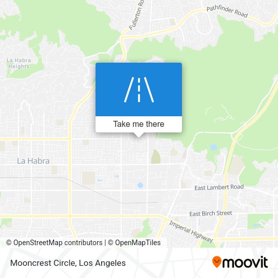 Mooncrest Circle map