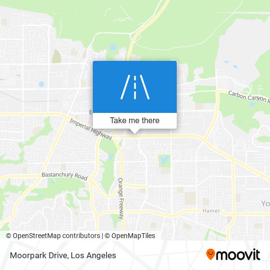 Moorpark Drive map