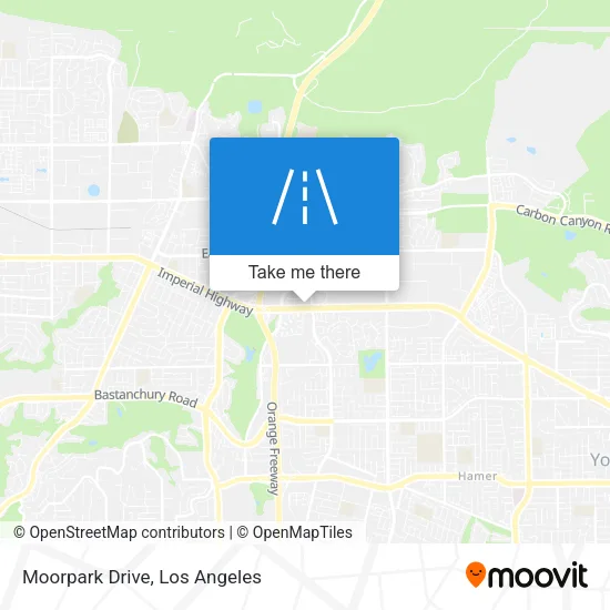 Moorpark Drive map